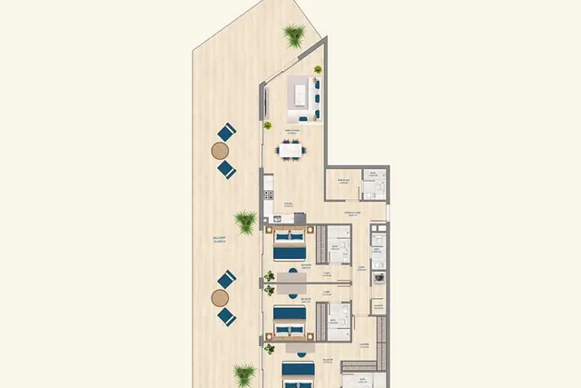 3 bedroom apartment