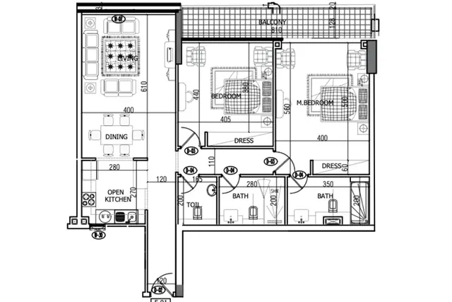2 bedroom apartment