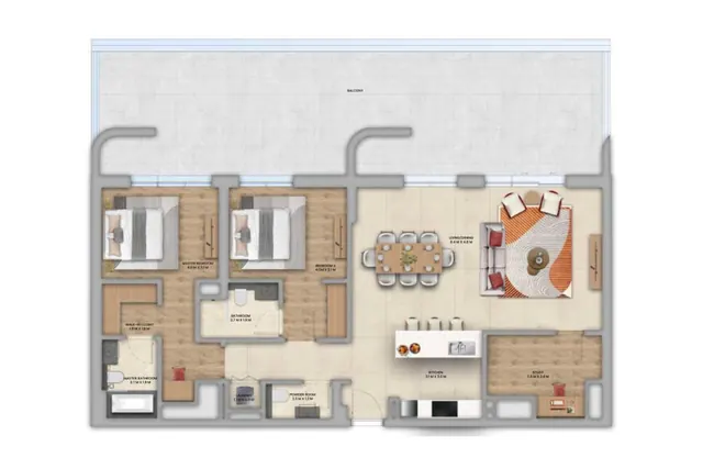 2,5 bedroom apartment