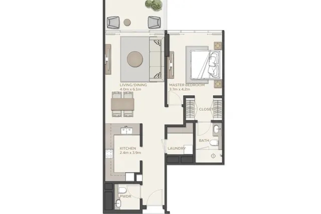 1 bedroom