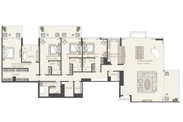 4 bedroom