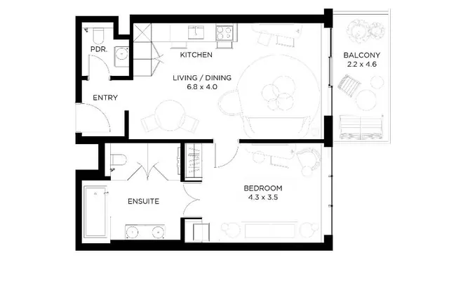 1 bedroom