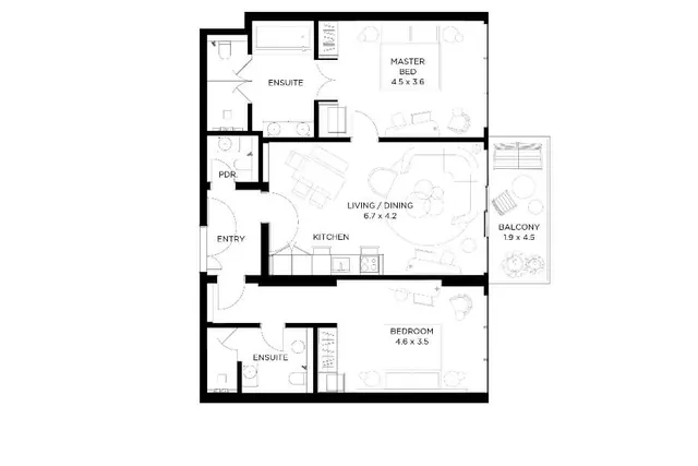 2 bedroom