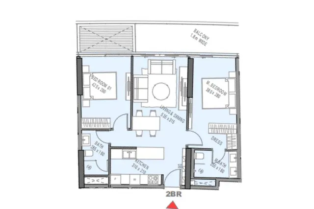2 bedroom apartment