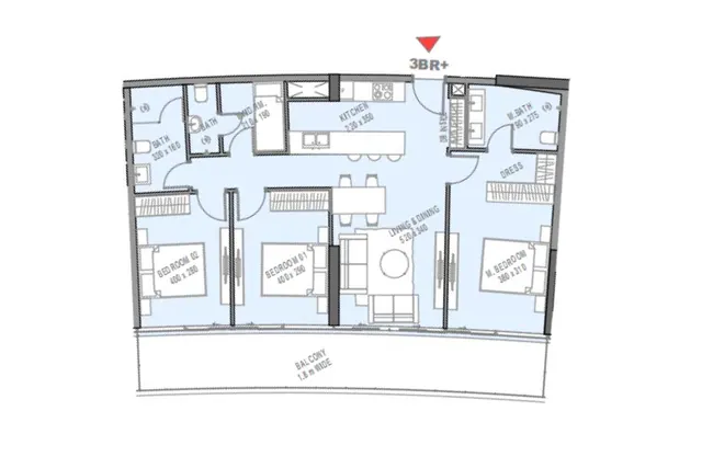 3 bedroom apartment