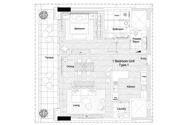 1 bedroom
