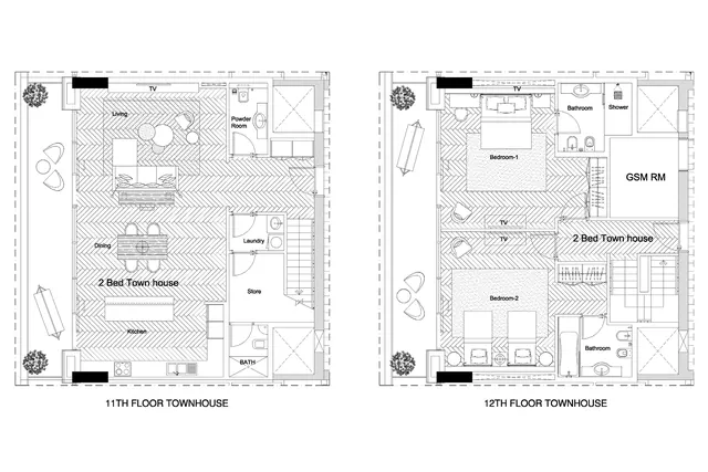 2 bedroom townhouse