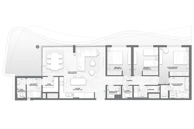 3 bedroom apartment