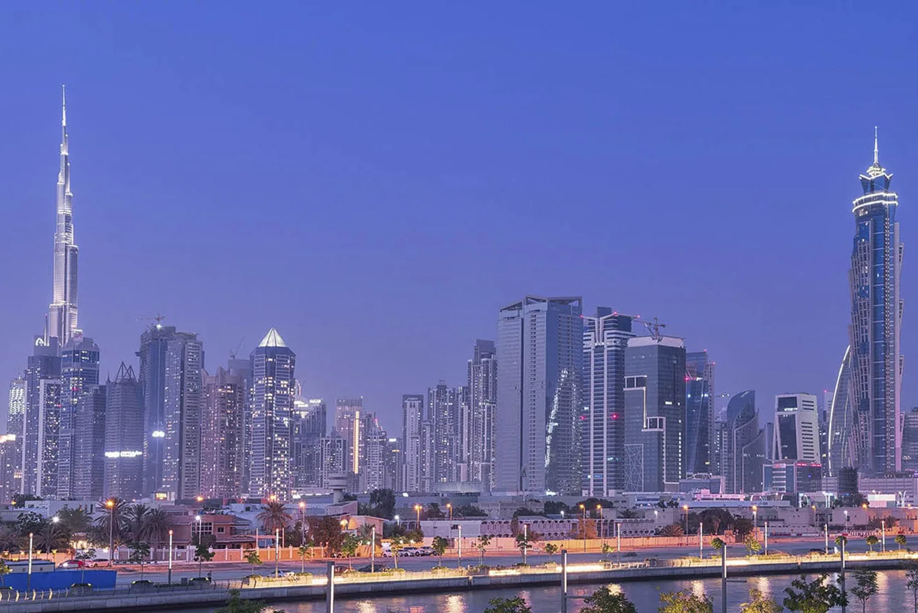 Panoramic views of Dubai’s landmarks
