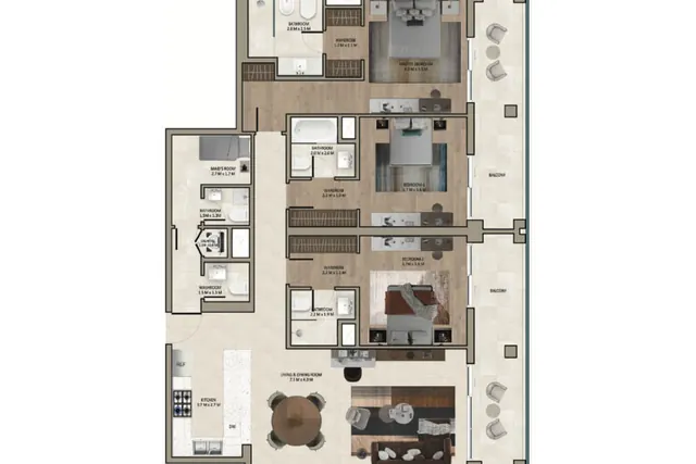3 bedroom apartment