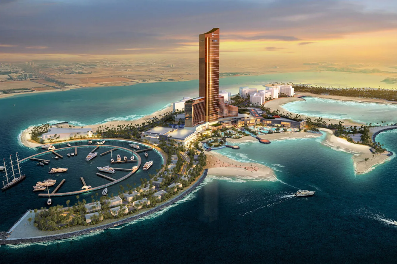 Next to the world's second-largest casino