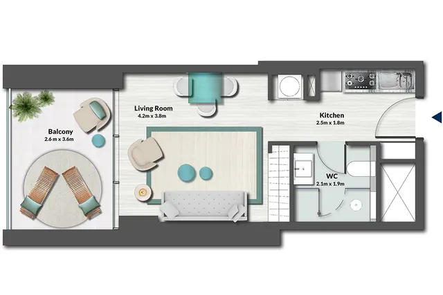 Studio apartment