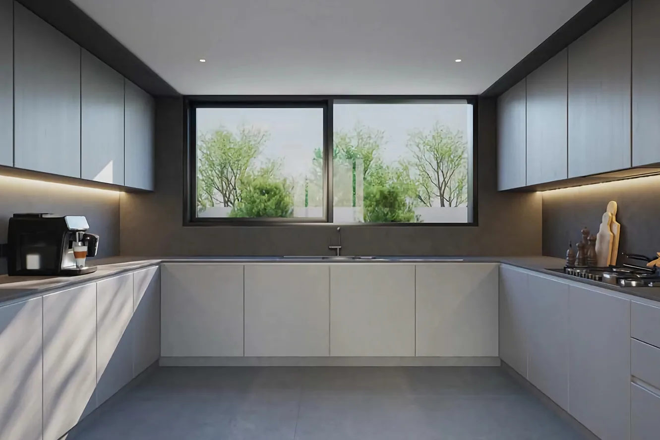 Smart home system, premium finishes, kitchens with appliances