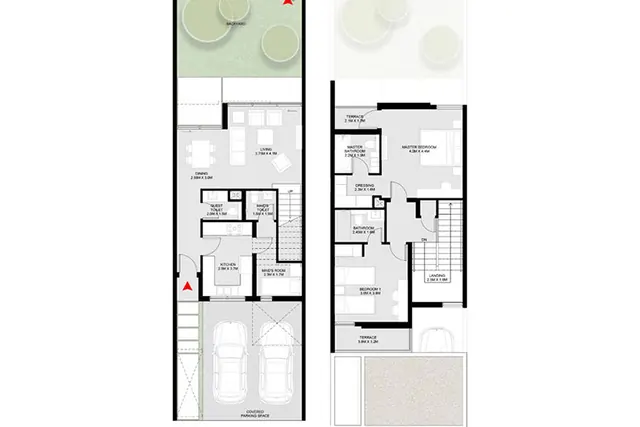 2 bedroom townhouse