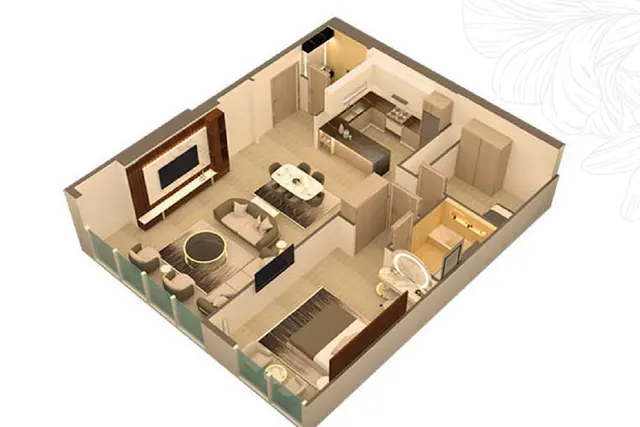 1 bedroom