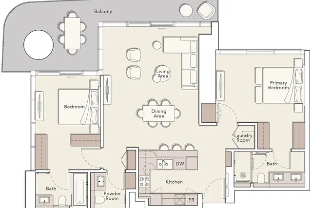 2 bedroom apartment