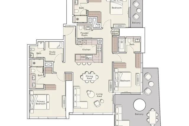 3 bedroom apartment