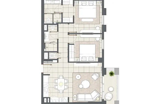 2 bedroom apartment