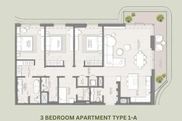 3 bedroom apartment