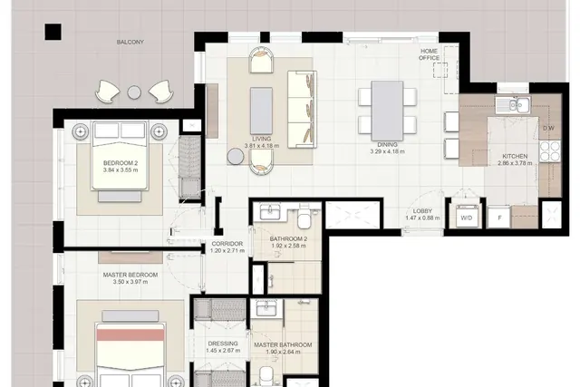 2 bedroom