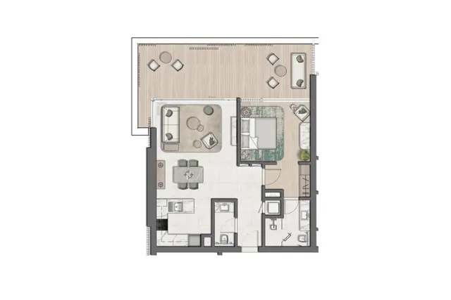 1 bedroom apartment