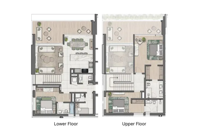3 bedroom Duplex apartment