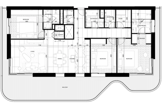 3 bedroom apartment