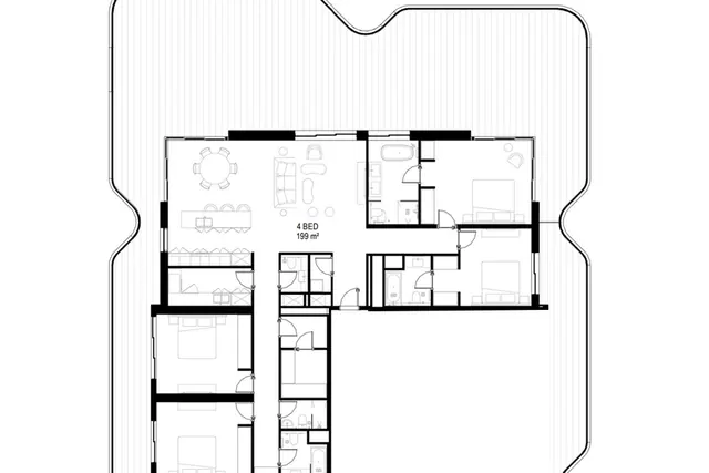 4 bedroom apartment