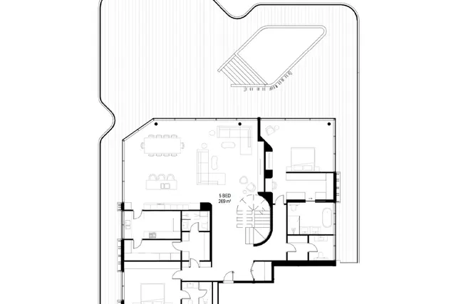 5 bedroom apartment