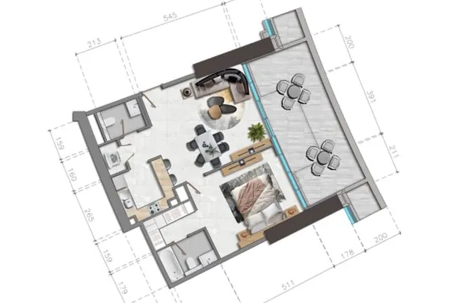 1 bedroom