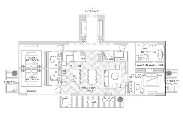 3 bedroom apartment