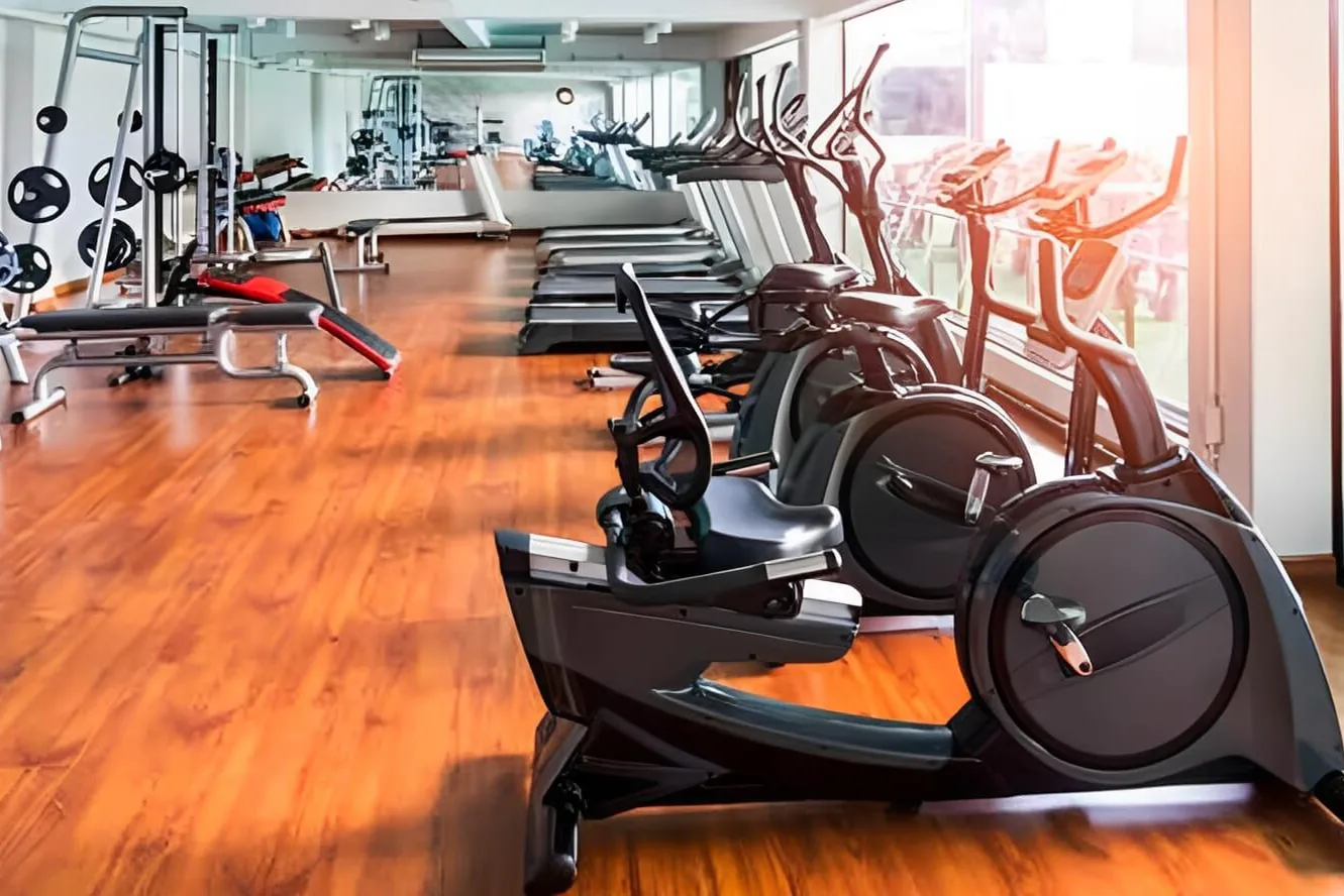 Well-equipped gym
