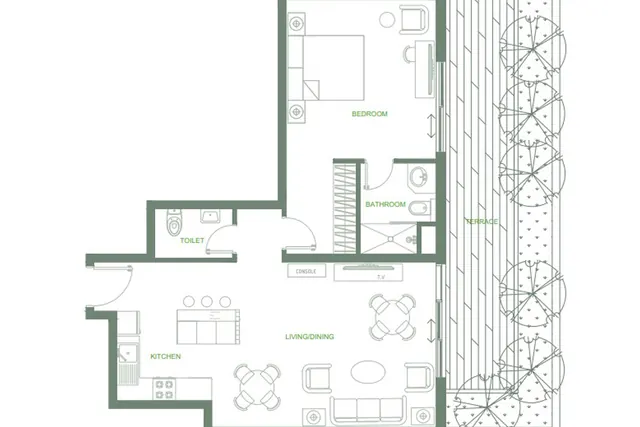 1 bedroom