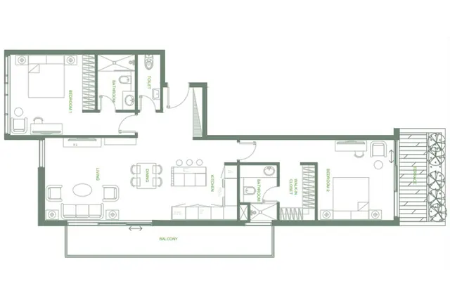 2 bedroom