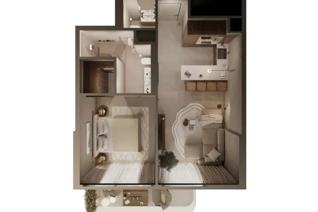 1 bedroom apartment