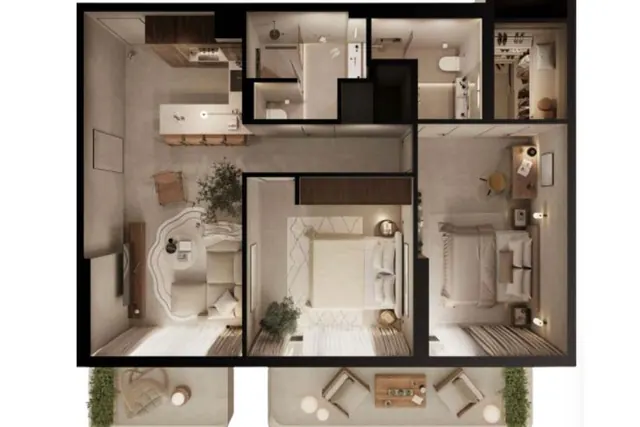 2 bedroom apartment