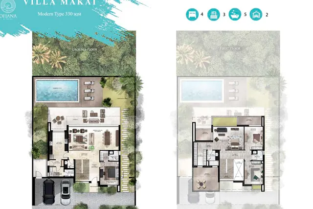 4 bedroom villa