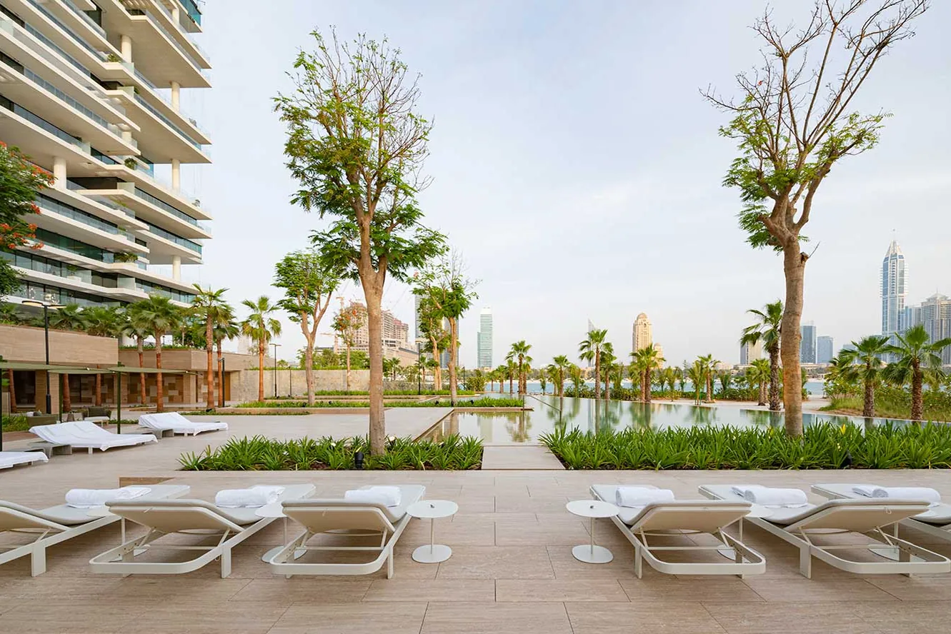 Landscaped gardens on every level