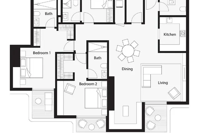 2 bedroom apartment