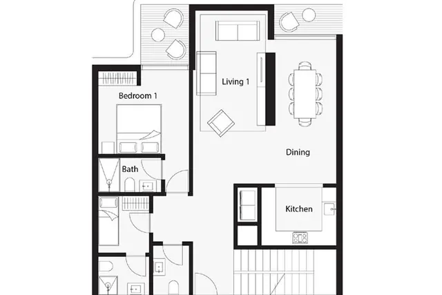 3 bedroom duplex
