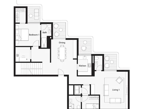 4 bedroom duplex