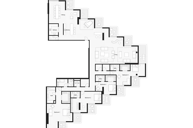 4 bedroom penthouse
