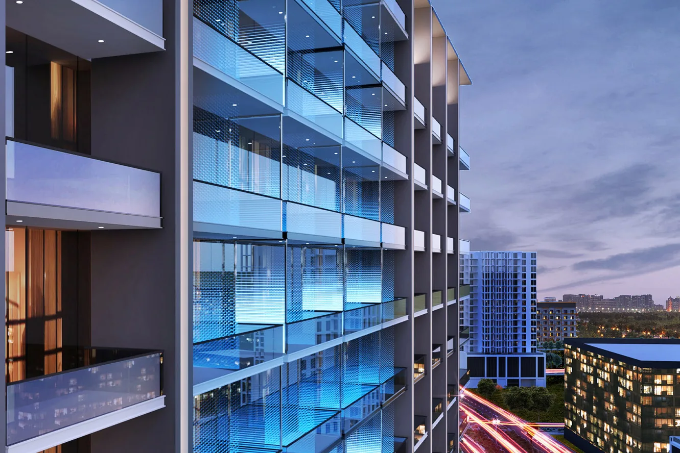 Turnkey apartments with balcony pools