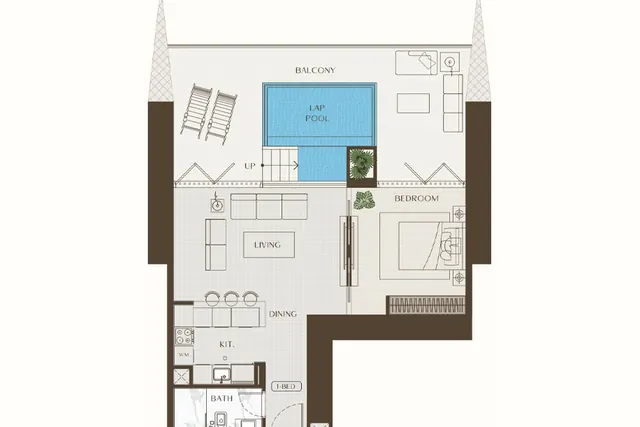 1 bedroom apartment