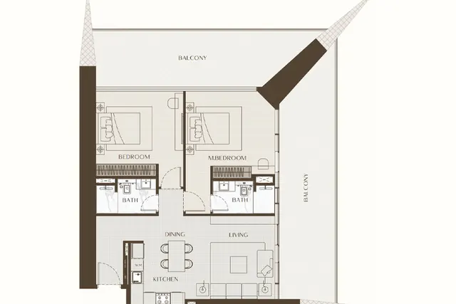 2 bedroom apartment