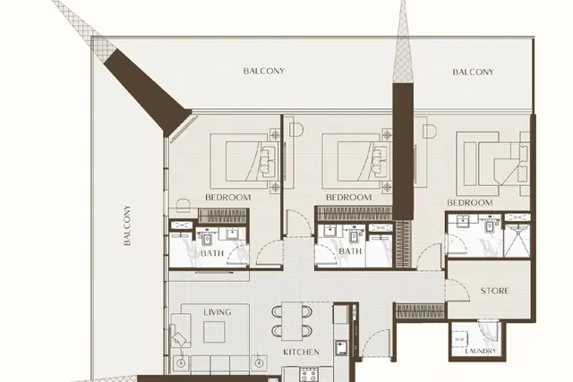 3 bedroom apartment