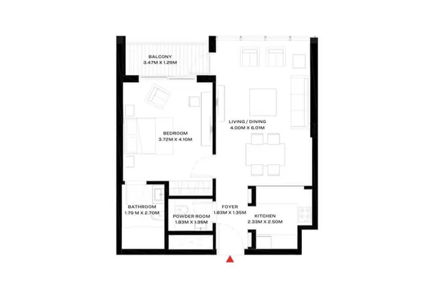 1 bedroom