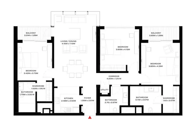 3 bedroom