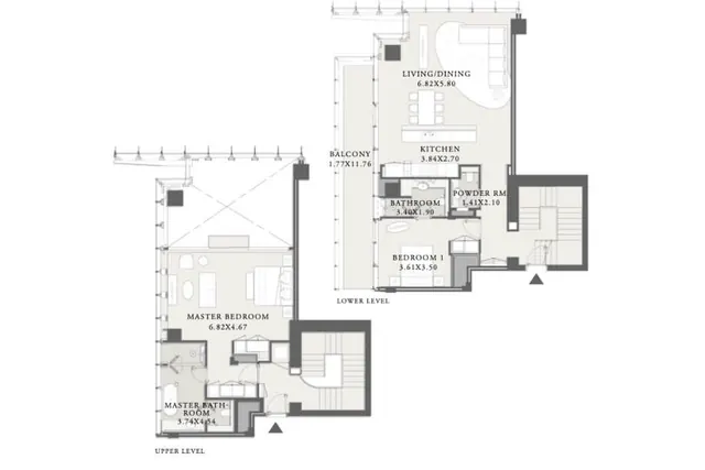 2 bedrooms