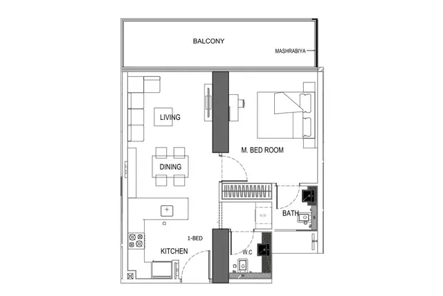1 bedroom
